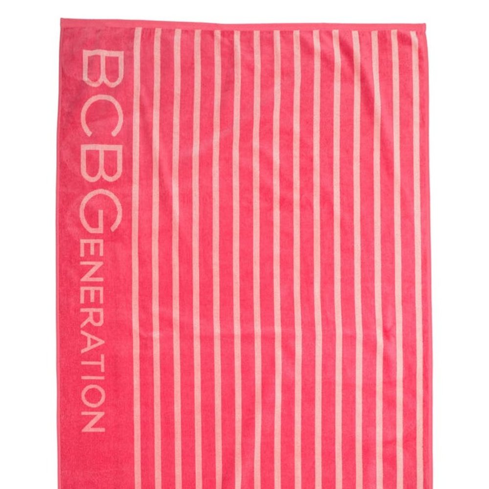 BCBG | Woven Cabana Striped Beach Towel